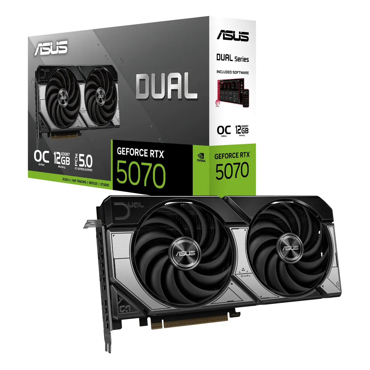 5070 ASUS DUAL RTX OC 12GB/3xDP/HDMI/2,5slot - Afbeelding 8