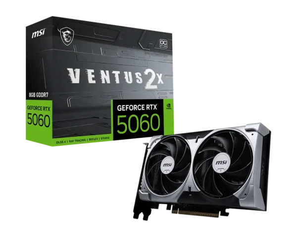 5060 MSI RTX VENTUS 2X OC 8GB/3xDP/HDMI/2slot
