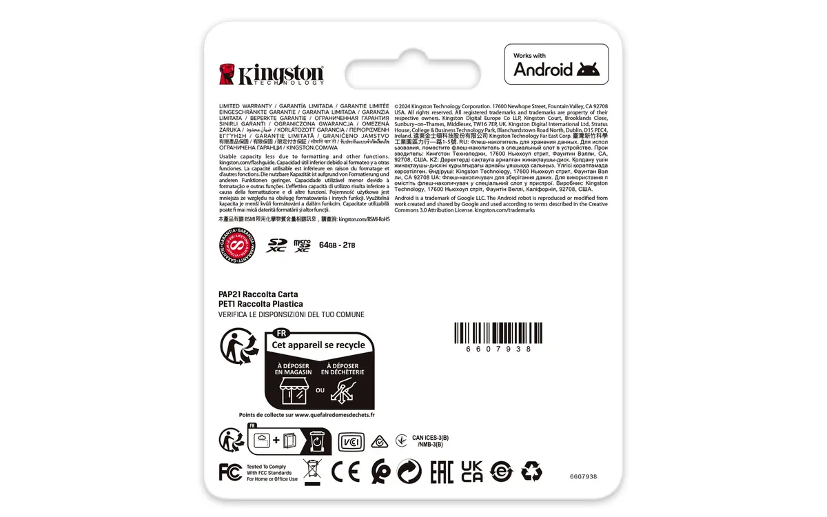 SDXC Card 256GB Kingston U3 V30 Canvas Go! Plus - Afbeelding 4