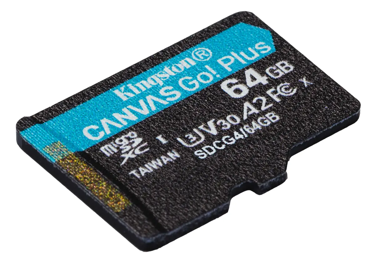 SDXC Card Micro 64GB Kingston U3 V30 A2 Canvas Go! Plus - Afbeelding 4