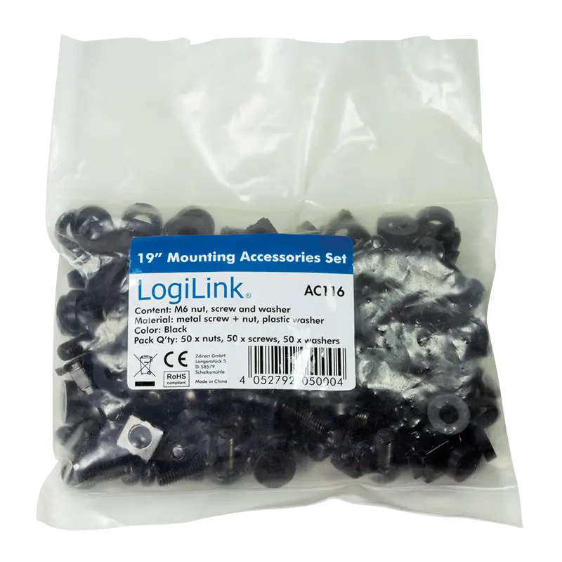 LogiLink M6 Kooischroeven Set - 50 stuks - Afbeelding 5