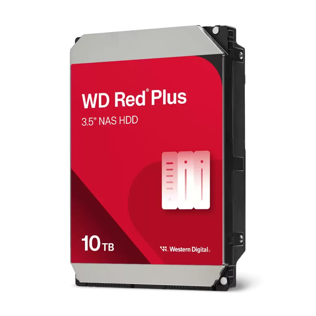 10TB WD Red Plus-NAS 512MB/7200rpm