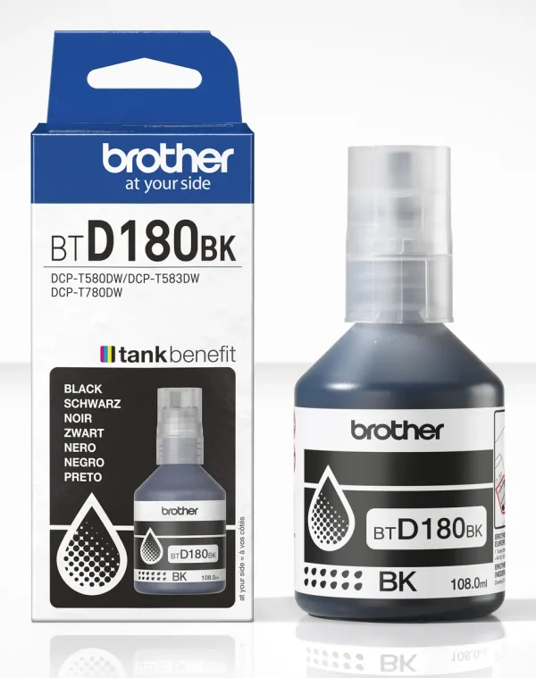 Brother BT-D180BK Inktfles Zwart 7.500 pagina's (Origine