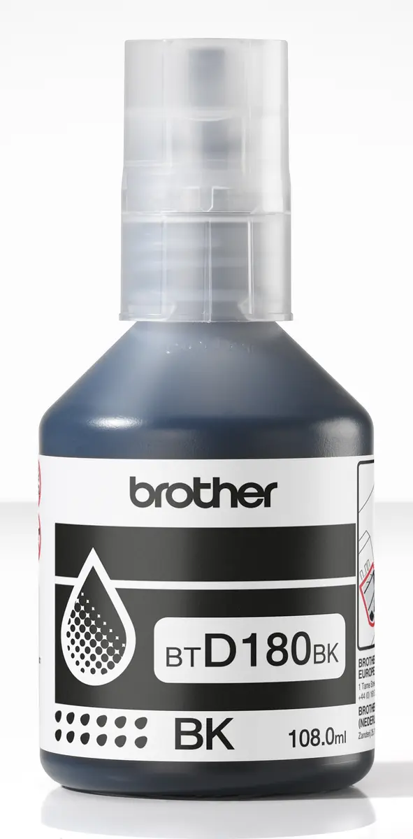 Brother BT-D180BK Inktfles Zwart 7.500 pagina's (Origine - Afbeelding 2