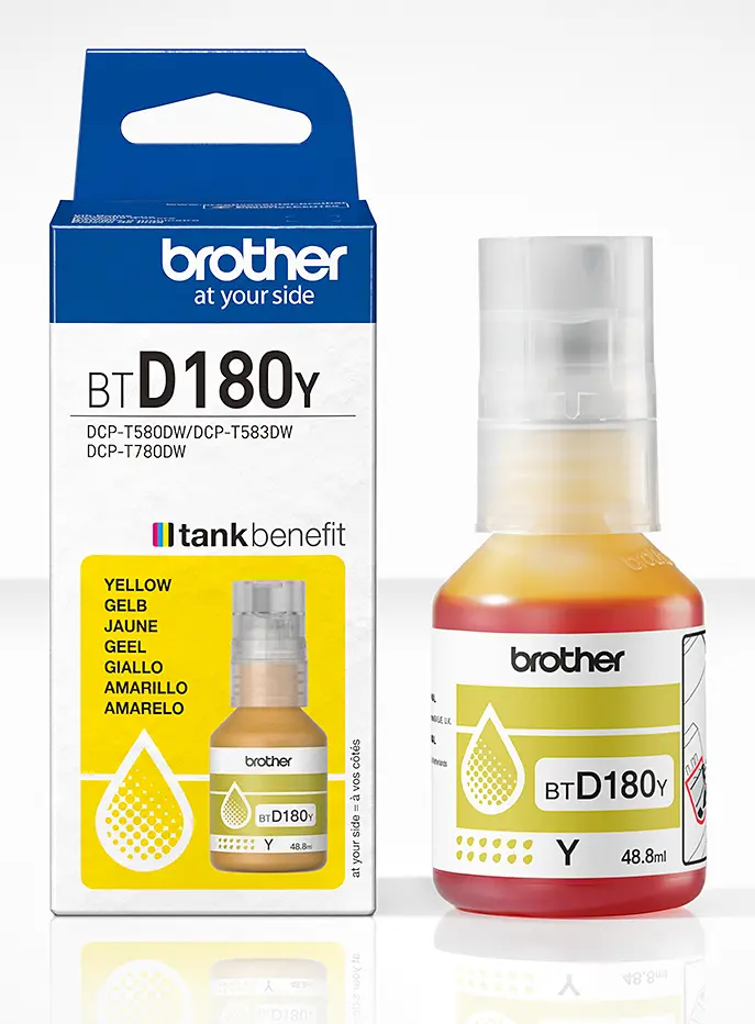 Brother BT-D180Y Inktfles Geel 5.000 pagina's (Origineel - Afbeelding 3