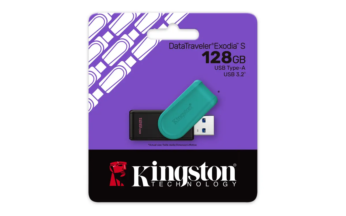 USB 3.2 FD 128GB Kingston DataTraveler Exodia S Gen 1 - Afbeelding 3