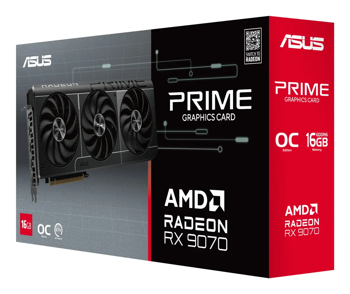 9070 ASUS PRIME RX EVO OC 16GB/3xDP/HDMI/2,5slot - Afbeelding 12