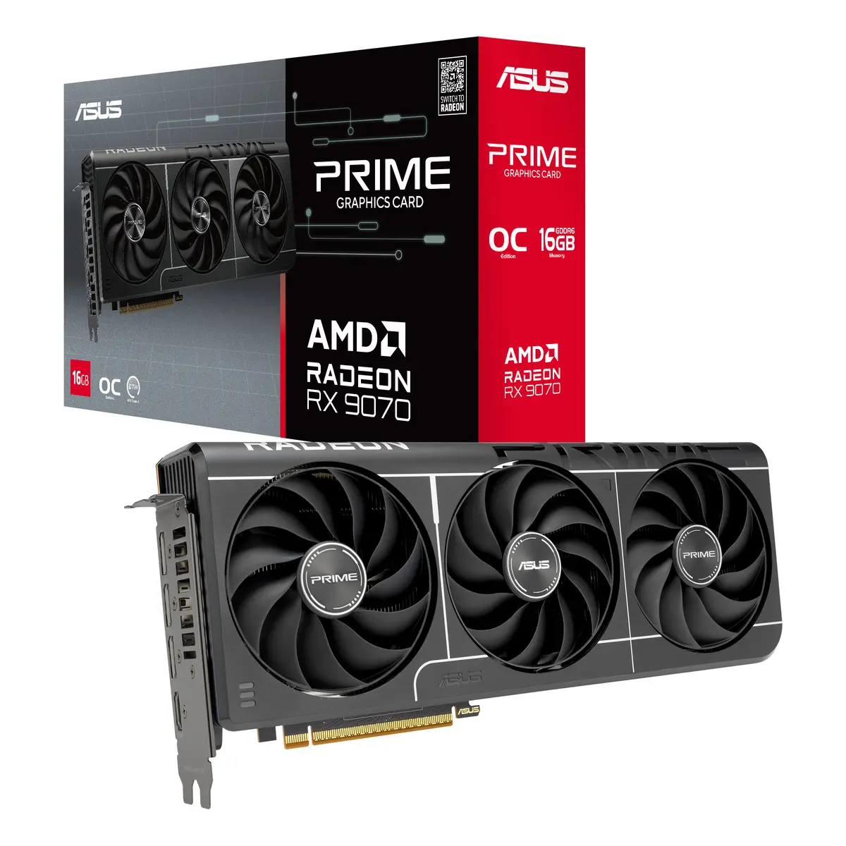 9070 ASUS PRIME RX EVO OC 16GB/3xDP/HDMI/2,5slot - Afbeelding 13