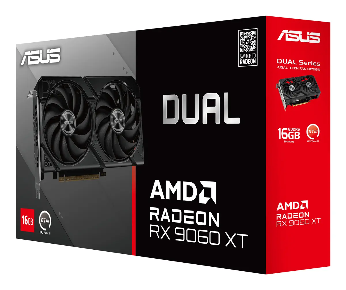 9060XT ASUS DUAL RX 16GB/2xDP/HDMI/2,5slot - Afbeelding 12