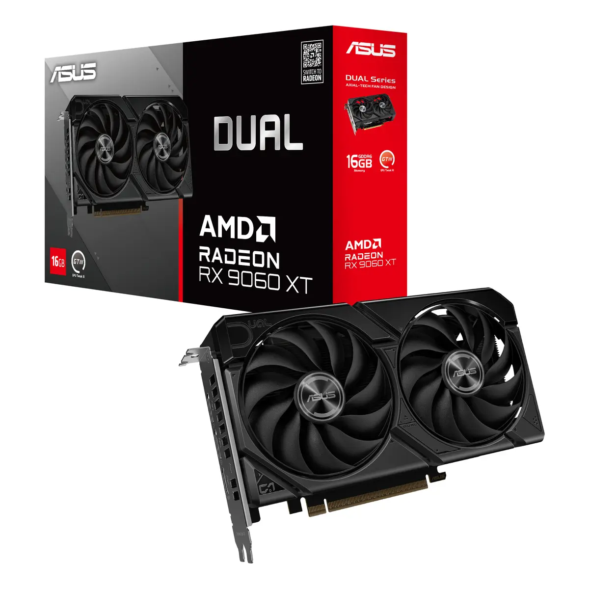 9060XT ASUS DUAL RX 16GB/2xDP/HDMI/2,5slot - Afbeelding 13