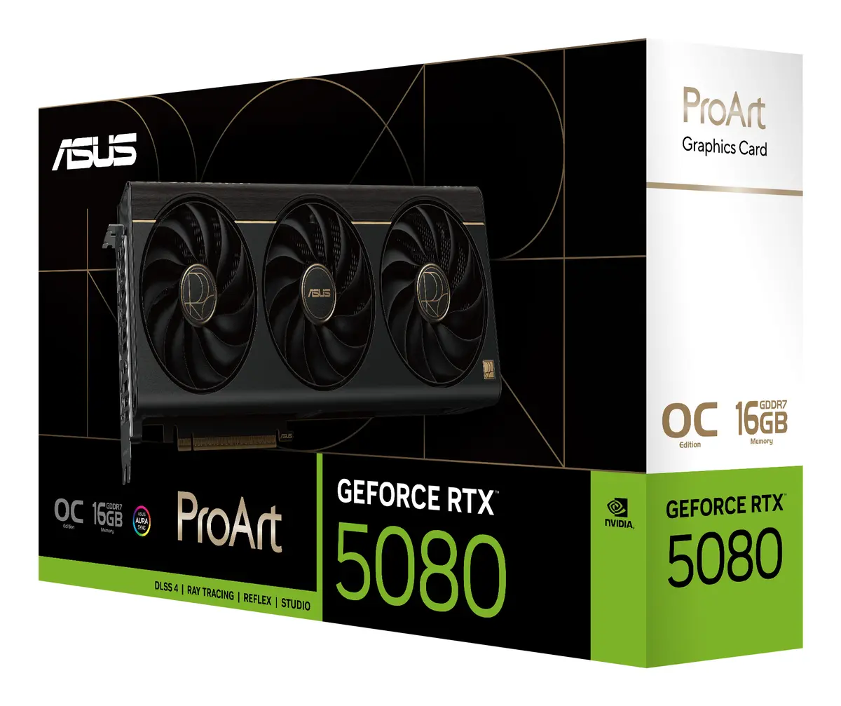 5080 ASUS PROART RTX OC 16GB/2xDP/HDMI/USB-C/2,5slot - Afbeelding 15