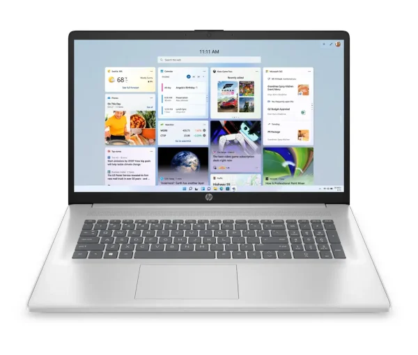 HP 17,3" R7-7/16GB/512GB/FHD IPS/W11 Zilver