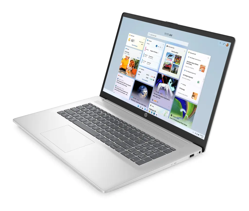 HP 17,3" R7-7/16GB/512GB/FHD IPS/W11 Zilver - Afbeelding 3