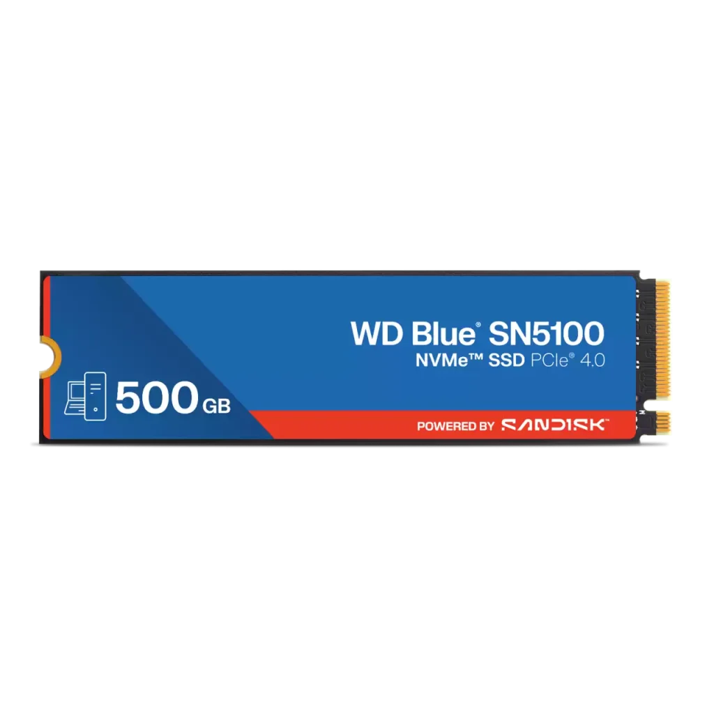 500GB M.2 PCIe NVMe WD Blue SN5100 6600/5600