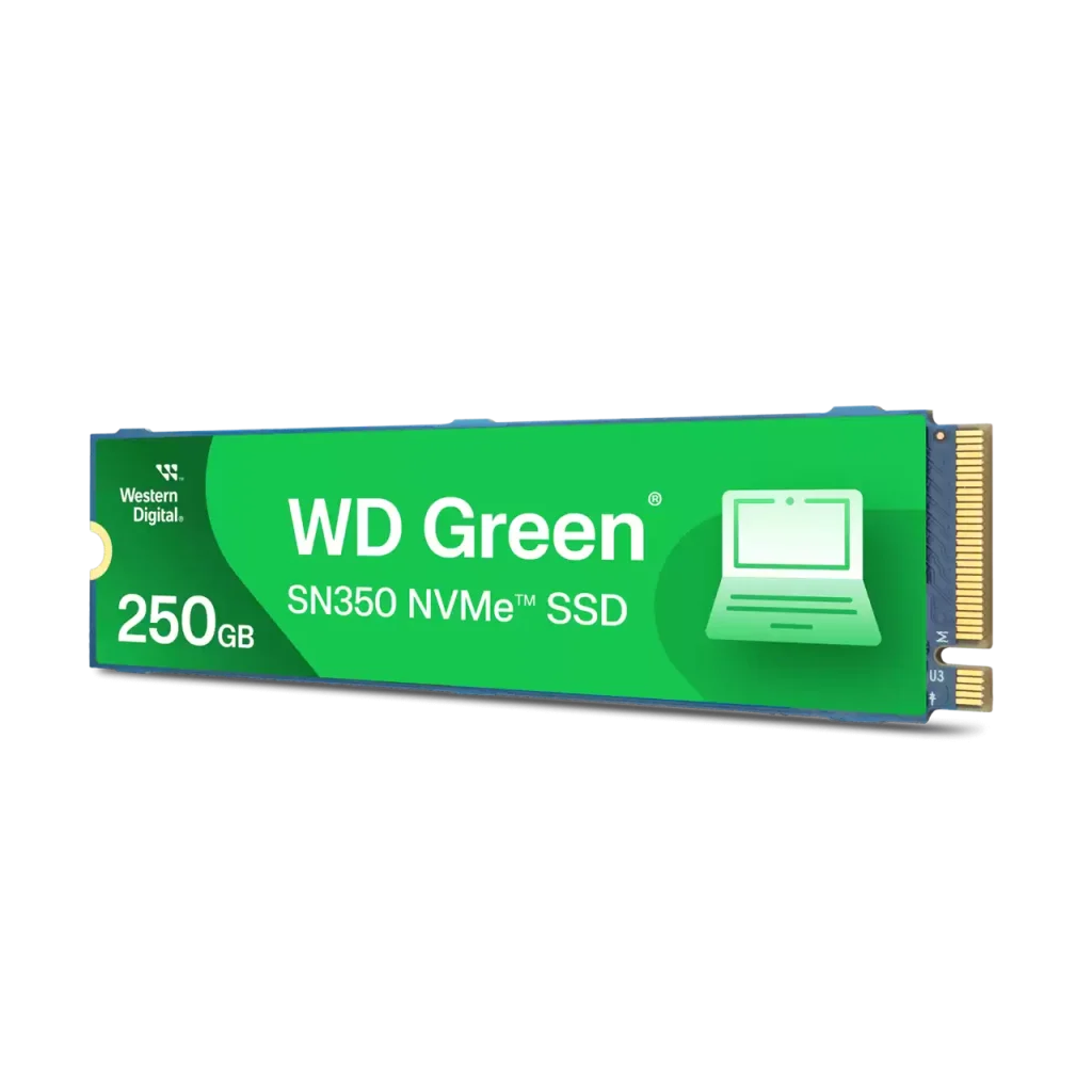 250GB M.2 PCIe NVMe WD Green SN350 2400/1500