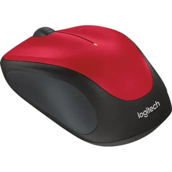 Logitech M235 Optical USB-A Zwart-Rood Retail Wireless