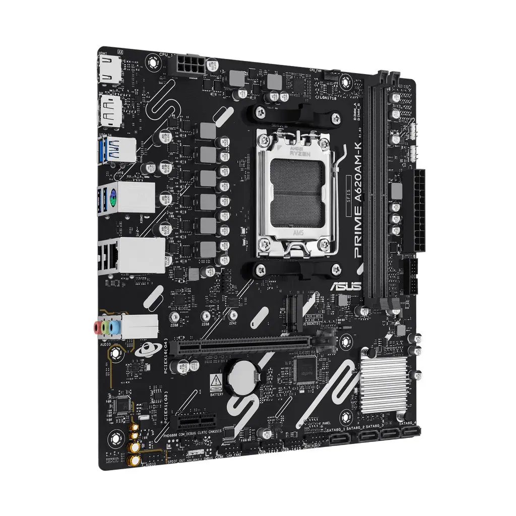 ASUS AM5 A620AM-K PRIME - DDR5/M.2/DP/HDMI/µATX - Afbeelding 2