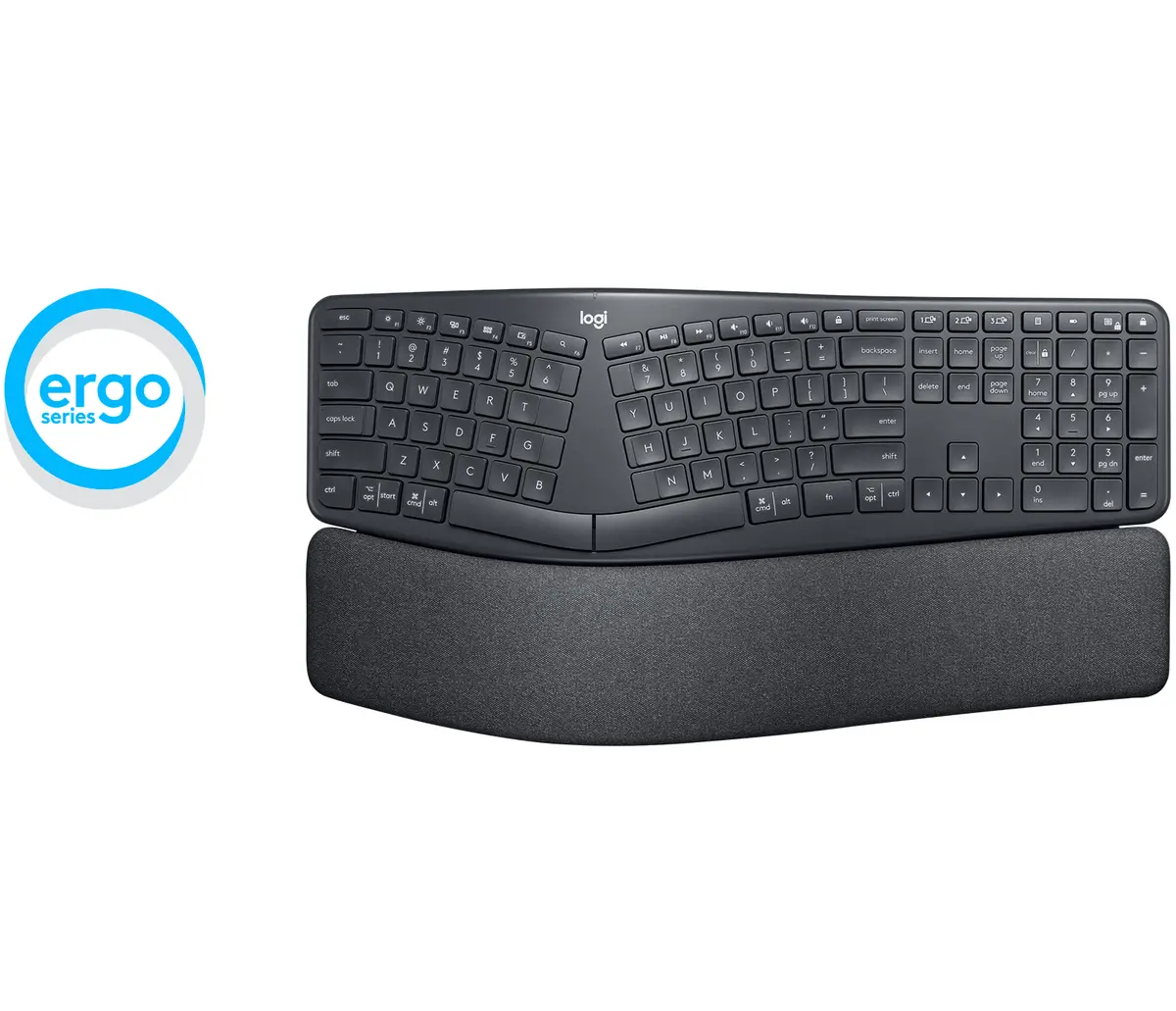 KB Logitech Ergo K860 for business Zwart Wireless - Afbeelding 4
