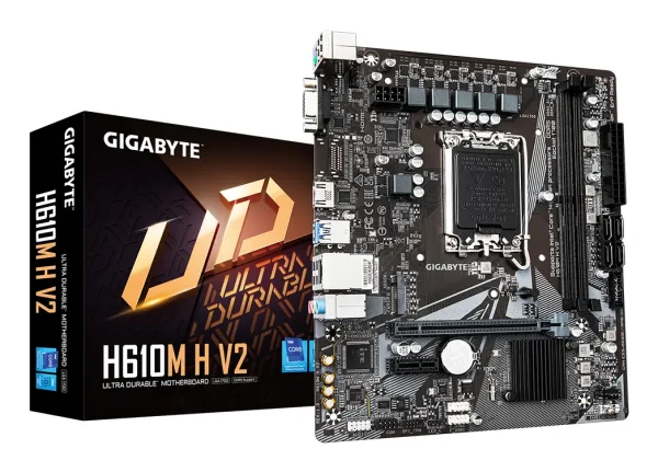 Gigabyte 1700 H610M H V2 - DDR5/M.2/HDMI/VGA/µATX
