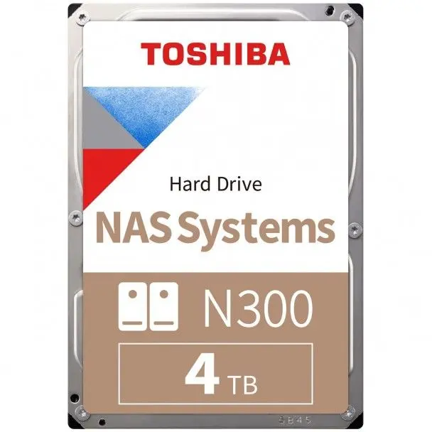 4TB Toshiba N300 NAS 512MB/7200rpm Retail - Afbeelding 2