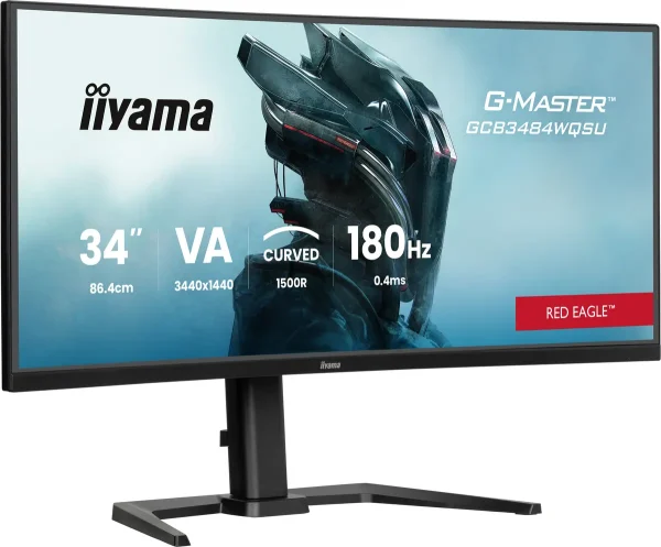 34" Iiyama G-Master GCB3484WQSU-B1 Curved/UWQHD/180Hz/VA