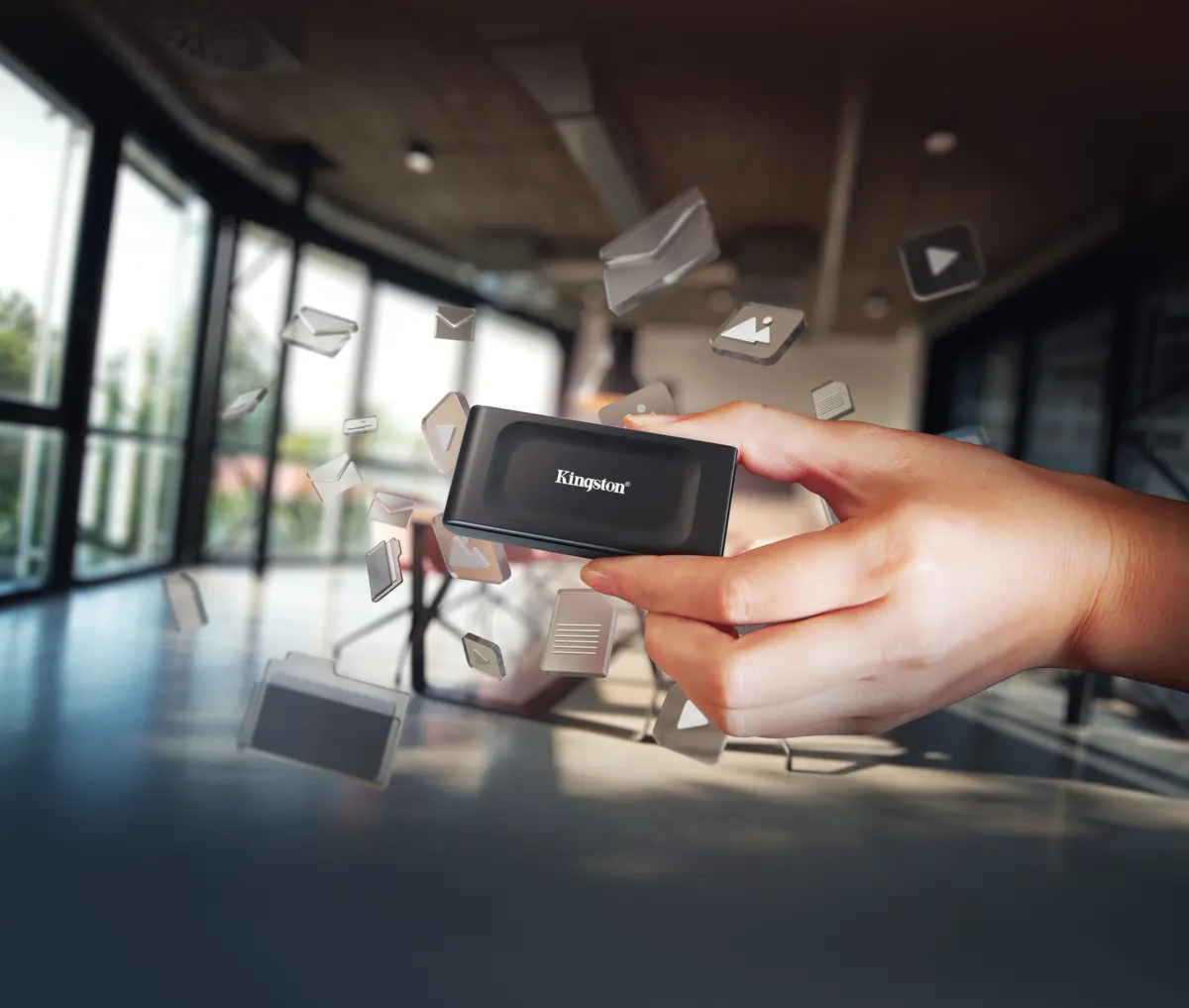 1TB Kingston XS1000 Zwart/USB-C/1050/1000 - Afbeelding 14
