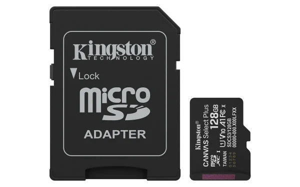 SDXC Card Micro 128GB Kingston UHS-I Canvas Select Plus