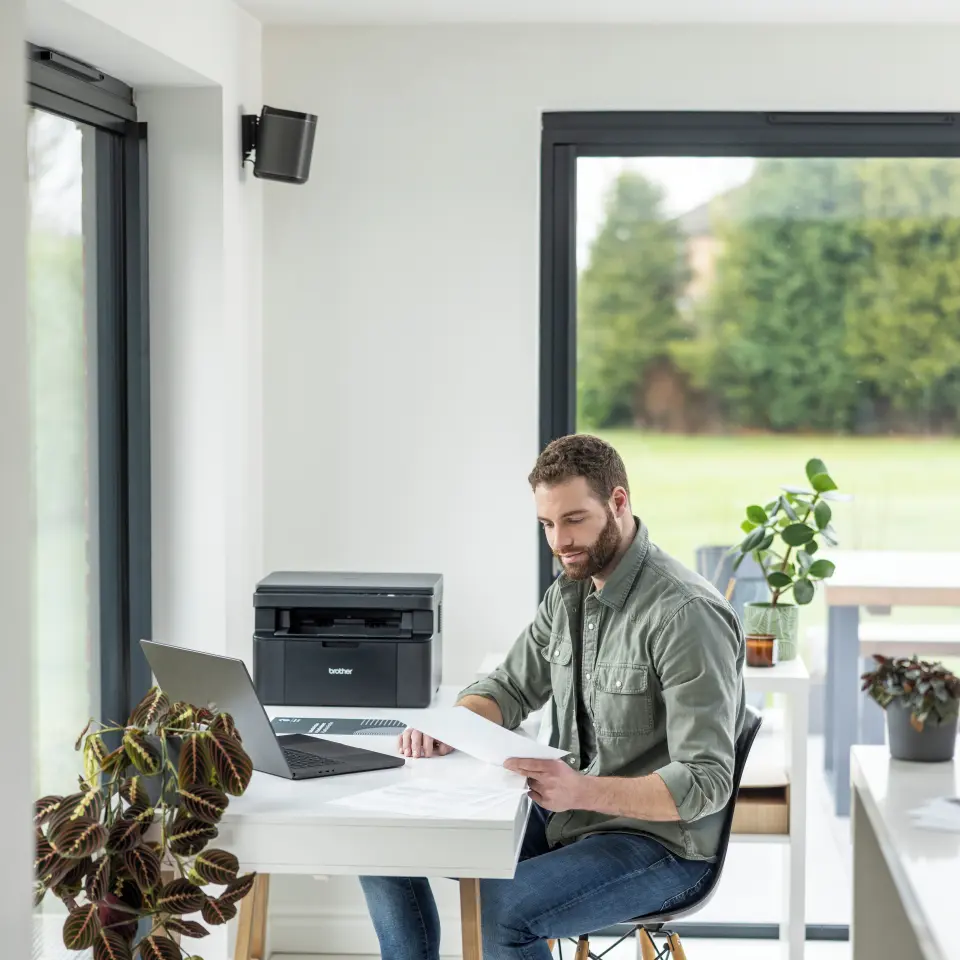Brother DCP-L1640W MONO / AIO / WLAN / LAN / Zwart - Afbeelding 5