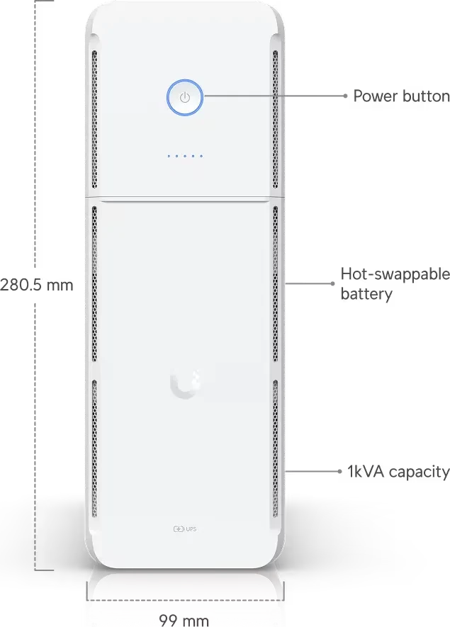 Ubiquiti UniFi UPS Tower 1,000VA/600W/ - Afbeelding 5