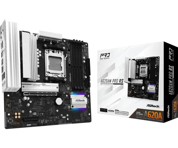 ASRock AM5 A620AM Pro RS - DDR5/M.2/DP/HDMI/µATX
