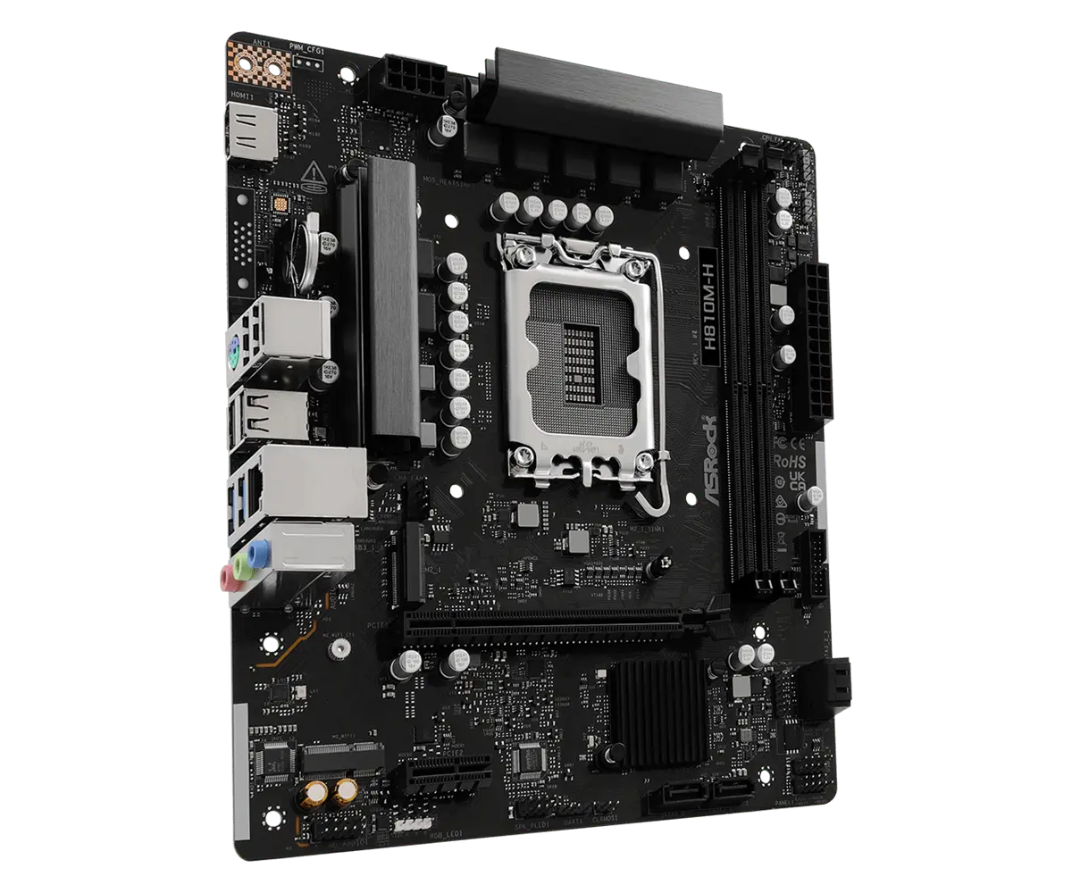 ASRock 1851 H810M-H - DDR5/M.2/HDMI/µATX - Afbeelding 3