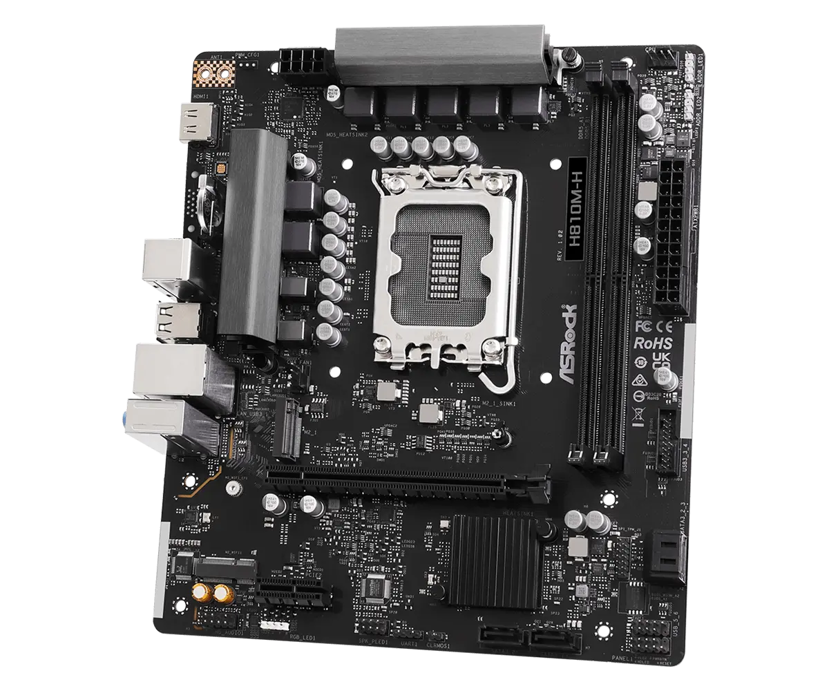 ASRock 1851 H810M-H - DDR5/M.2/HDMI/µATX - Afbeelding 4