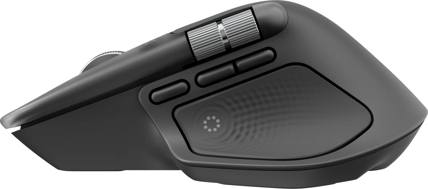 Logitech MX Master 4 Laser Zwart Retail Wireless BT - Afbeelding 4