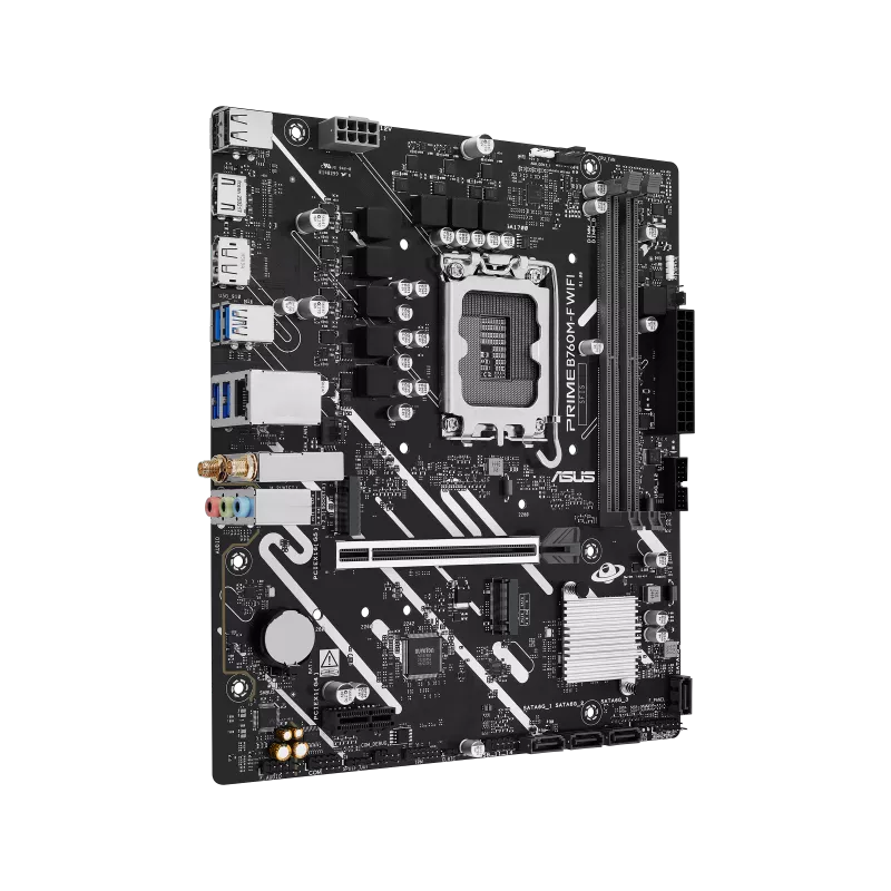 ASUS 1700 B760M-F WIFI PRIME - DDR5/2xM.2/DP/HDMI - Afbeelding 2
