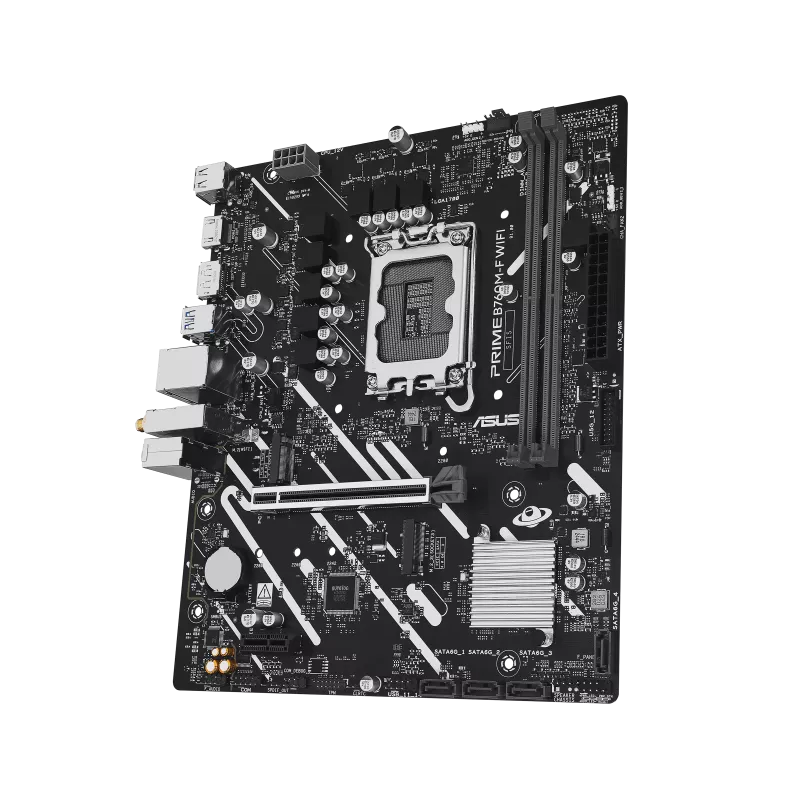 ASUS 1700 B760M-F WIFI PRIME - DDR5/2xM.2/DP/HDMI - Afbeelding 3