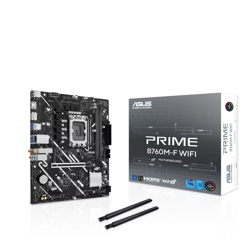 ASUS 1700 B760M-F WIFI PRIME - DDR5/2xM.2/DP/HDMI - Afbeelding 6