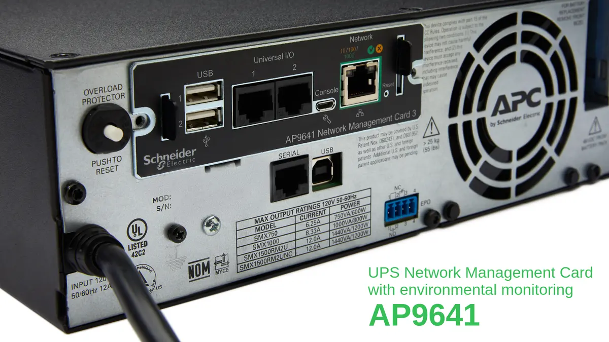 UPS APC AP9641 Smart-UPS Netwerk management kaart 3 - Afbeelding 6