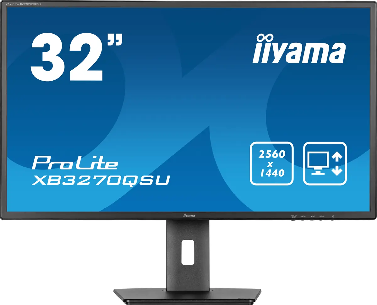 32" Iiyama ProLite XB3270QSU-B1 Curved/WQHD/DP/HDMI - Afbeelding 2