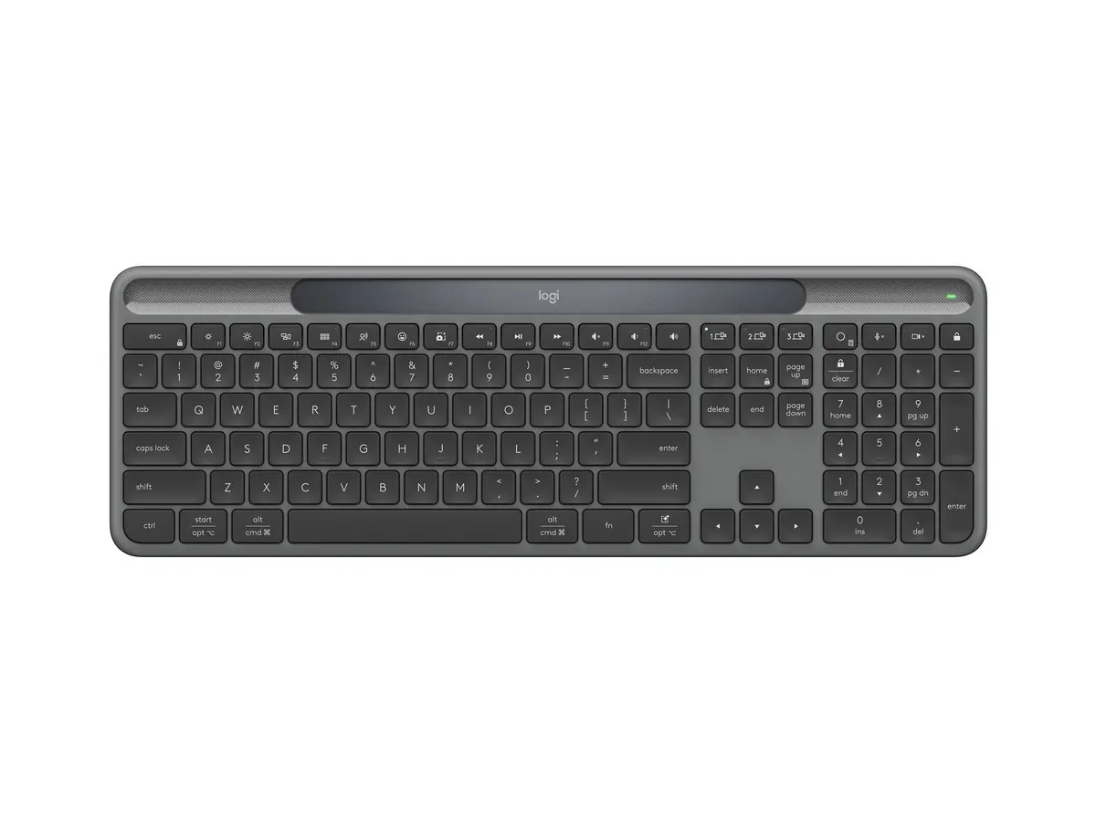 KB Logitech K980 Slim Solar+ For Business BT Graphite - Afbeelding 2