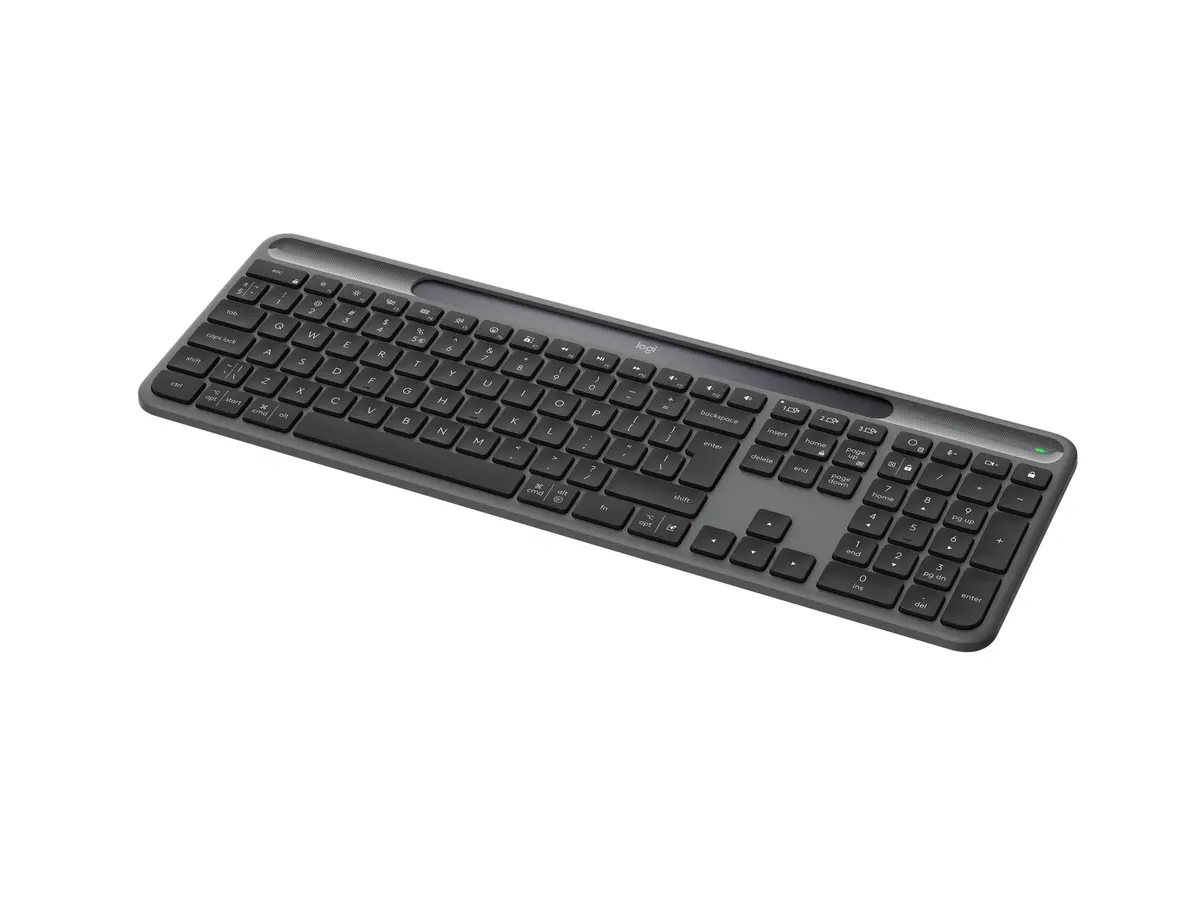 KB Logitech K980 Slim Solar+ For Business BT Graphite - Afbeelding 3
