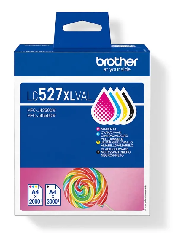 Brother LC-527XLVAL Value Pack 3.000/2.000 pagina´s (Ori