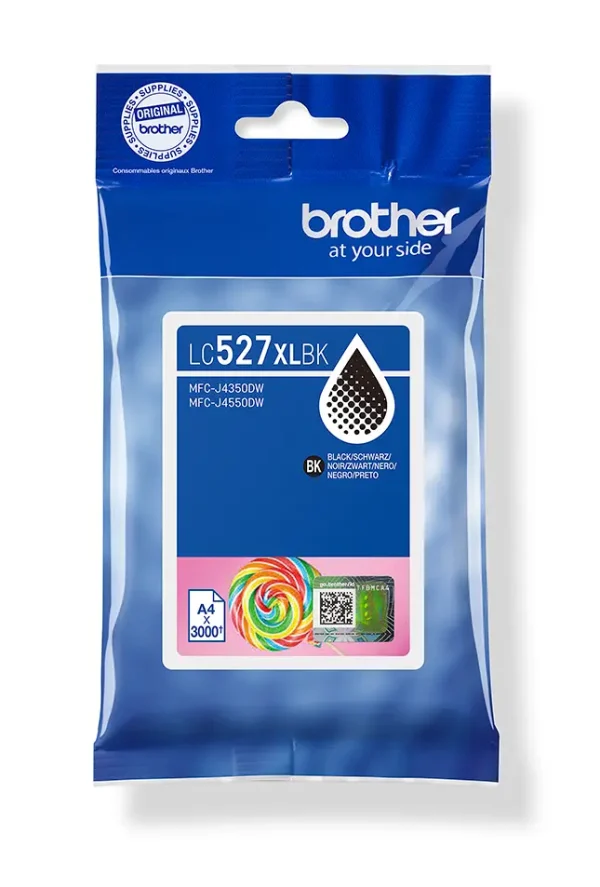 Brother LC-527XLBK Zwart 3.000 pagina´s (Origineel)