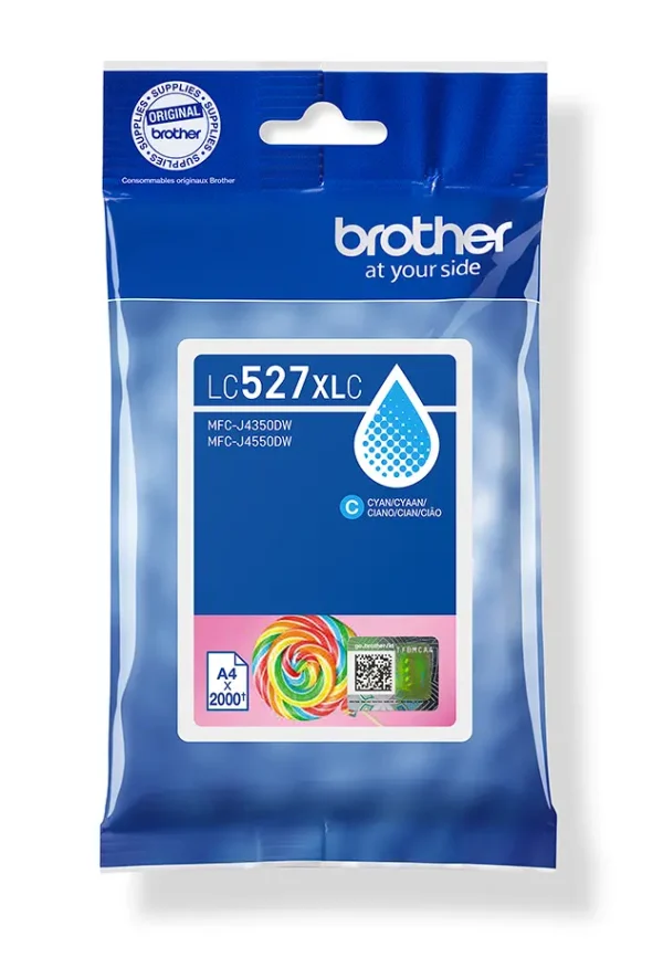 Brother LC-527XLC Cyaan 2.000 pagina´s (Origineel)
