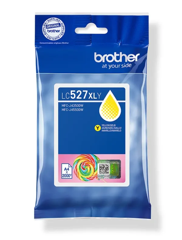 Brother LC-527XLY Geel 2.000 pagina´s (Origineel)