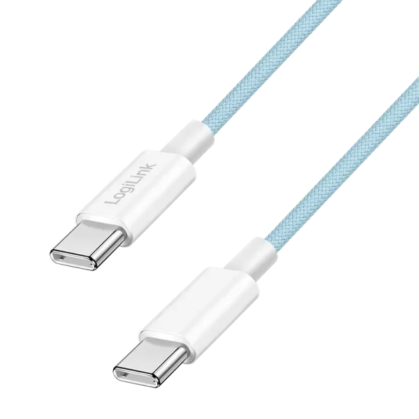 USB-C 2.0(M)  USB-C(M) 1.0m LogiLink 60W/480Mbps bl.