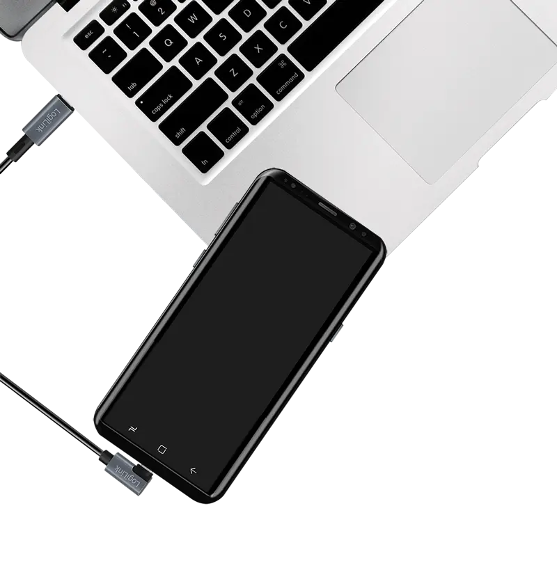 USB-C 2.0(M) 90° USB-C(M) 3.0m LogiLink 100W zwart - Afbeelding 4