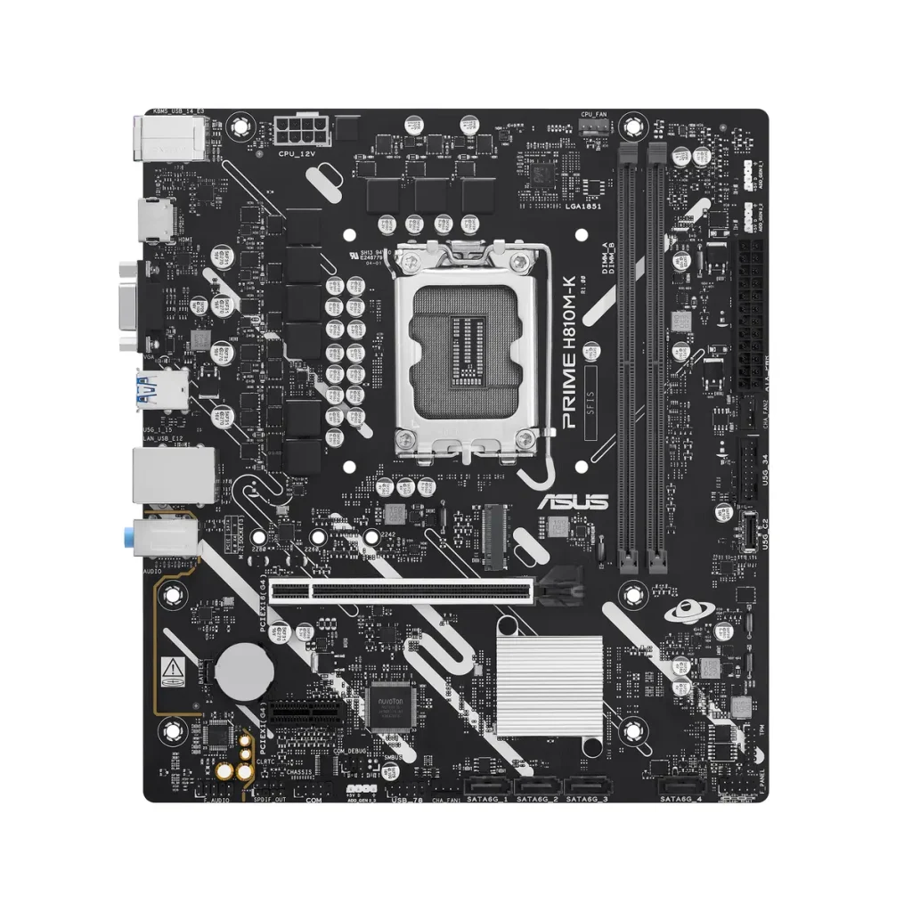 ASUS 1851 H810M-K PRIME - DDR5/M.2/HDMI/VGA/µATX