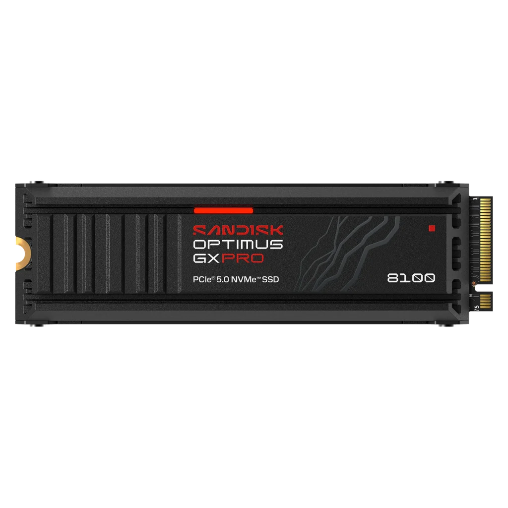 4TB M.2 PCIe NVMe SANDISK Optimus GX PRO 8100 14900 Heat