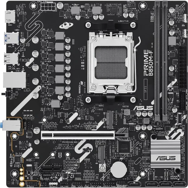 ASUS AM5 B850M-F PRIME - DDR5/2xM.2/HDMI/µATX