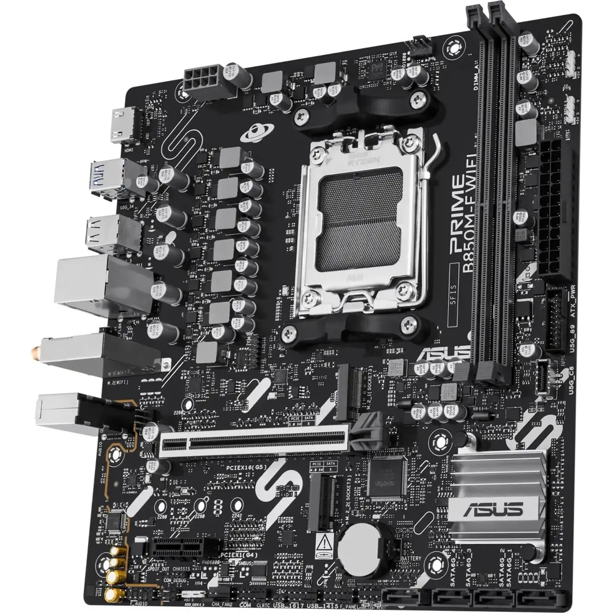ASUS AM5 B850M-F WIFI PRIME - DDR5/2xM.2/HDMI/µATX - Afbeelding 3